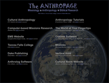 Tablet Screenshot of anthropage.com